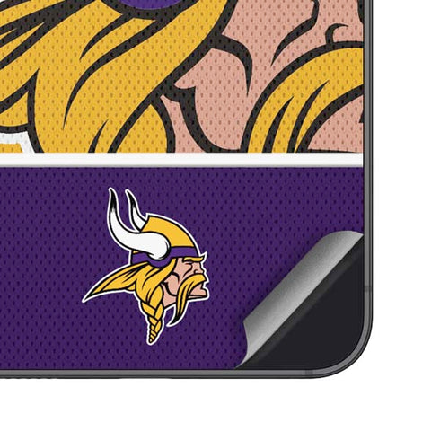 NFL Minnesota Vikings Zone Block Galaxy S25 Skin
